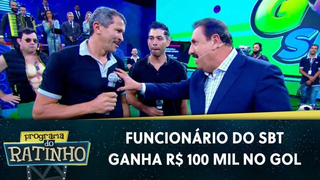 Funcionário do SBT ganha R$ 100 mil no Gol Show