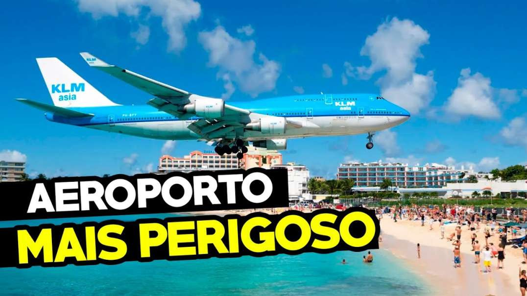 A PRAIA EM QUE AVIÕES PASSAM RASANTES NA AREIA EM ST. MARTIN - MAHO BEACH LUCAS AMADEU