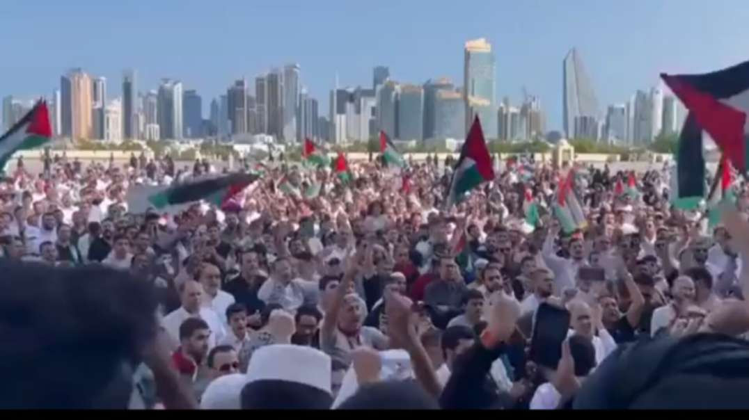 MANIFESTAÇÃO em Doha, no Catar,