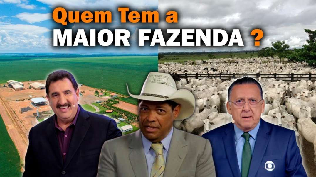 Você sabe qual  famoso tem mais HECTARES de TERRA