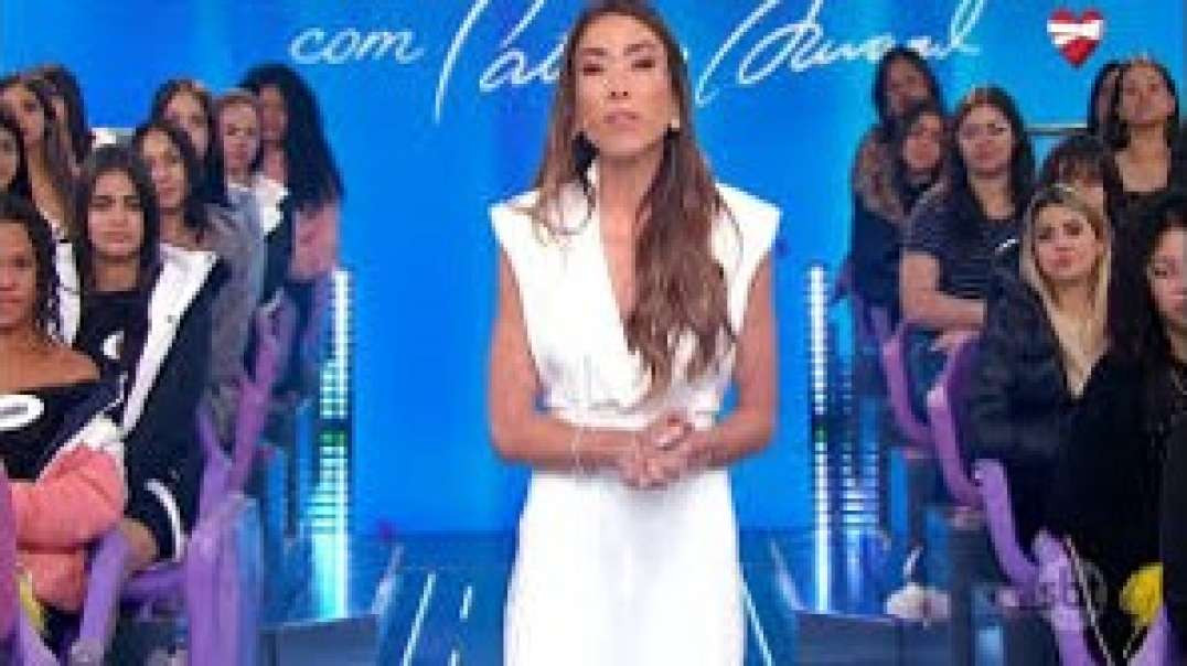 Patrícia Abravanel se emociona em 1° programa no SBT após morte de Silvio Santos